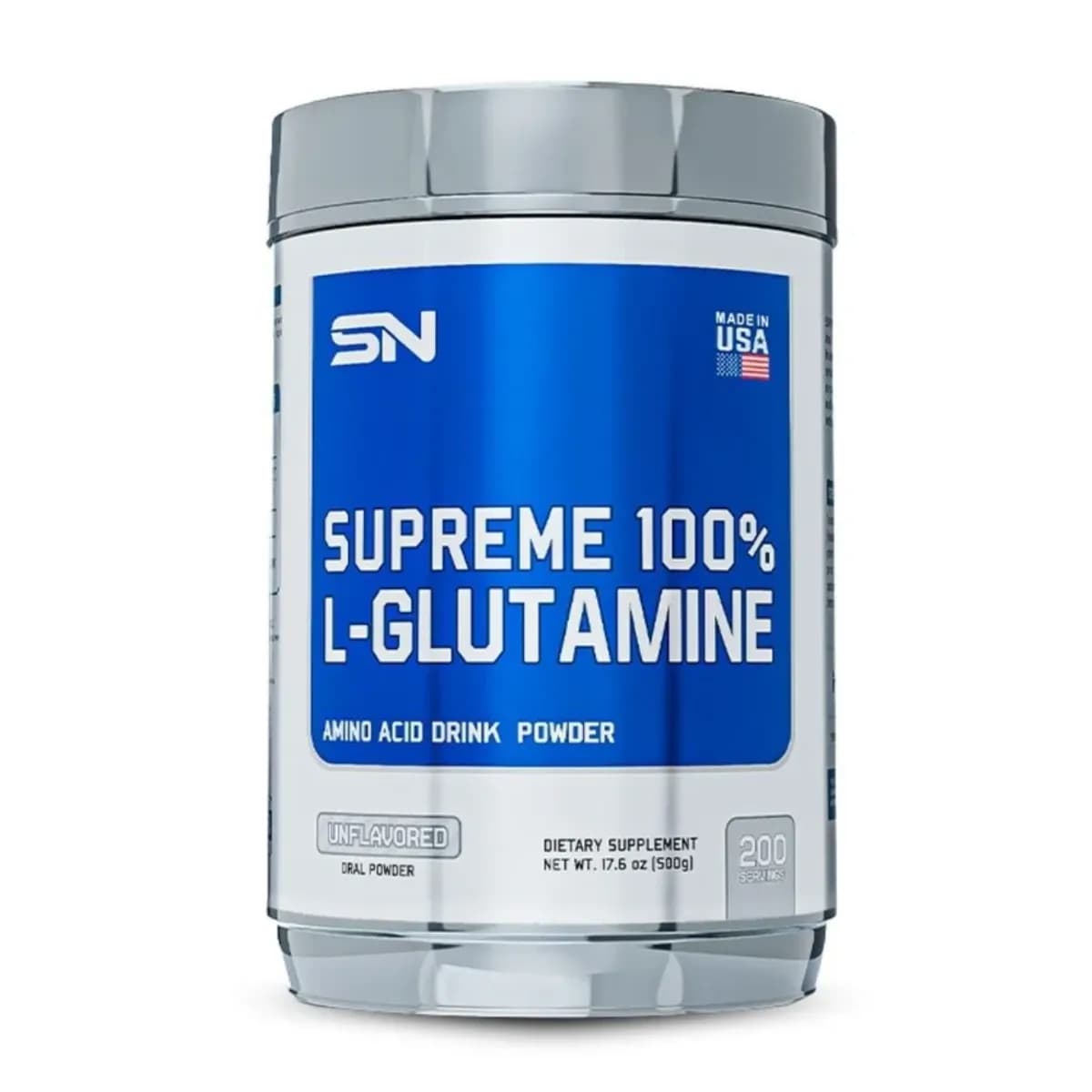 100% L-Glutamina SUPREME NUTRITION USA 500 GR