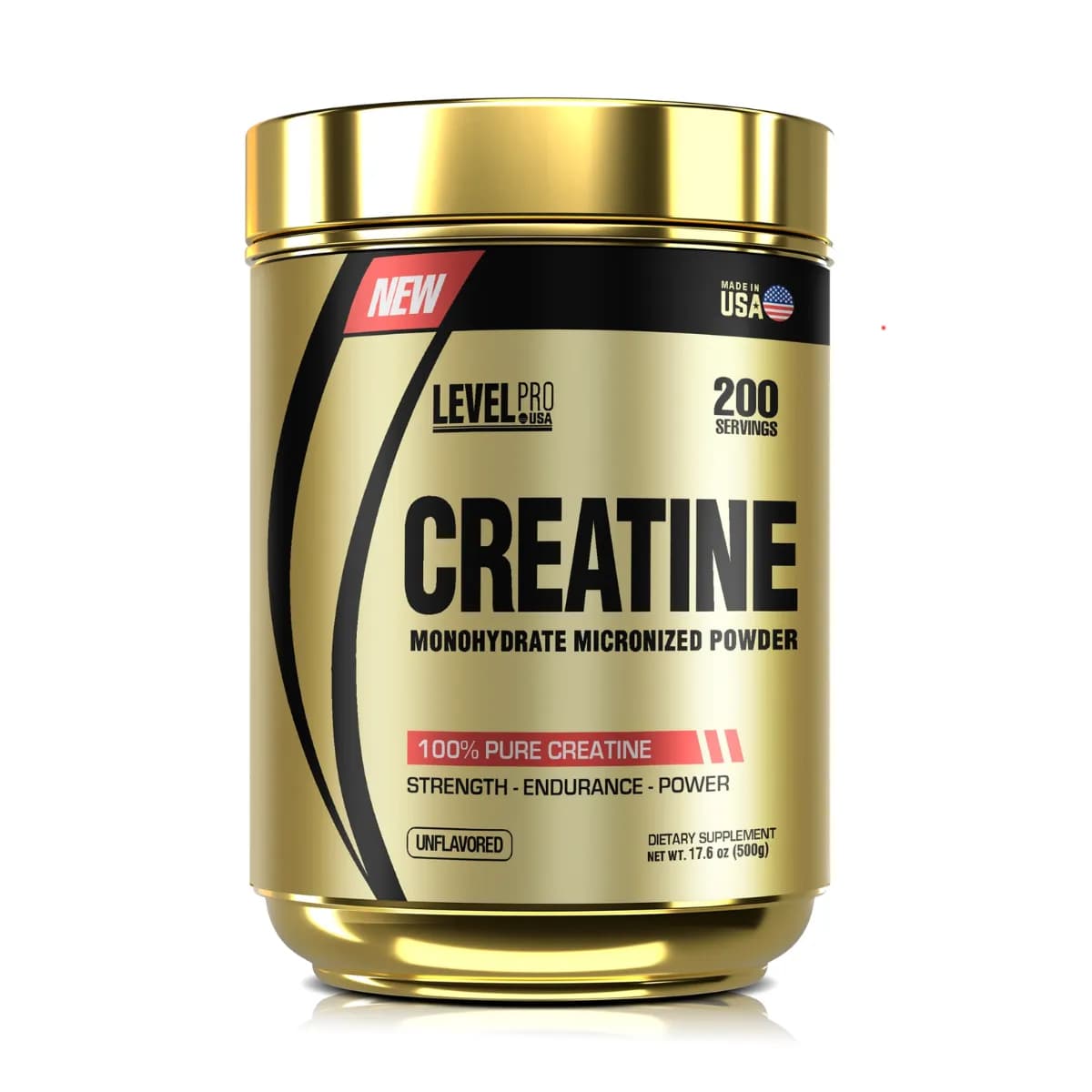 Creatina Monohidratada Micronizada LEVEL PRO USA 500 GR