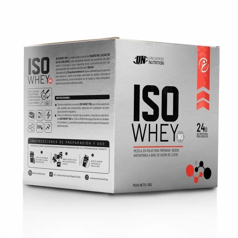 Iso Whey 90 UN CAJA 10 SACHETS